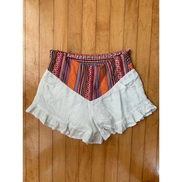 LF Pants - LF Aztec Print Flowy Shorts